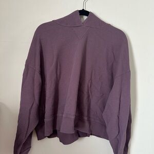 Have Mauve Waffle Knit Hoodie
